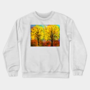 Two yellow trees Crewneck Sweatshirt